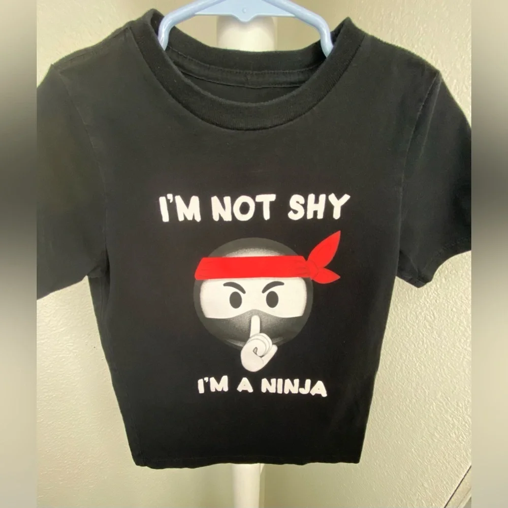 The Children’s Place 4T Shirt “I’m Not Shy I’m a Ninja “